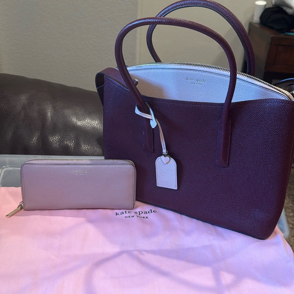 Kate spade purse and matching wallet